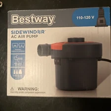 New Bestway sidewinder ac air pump 110-120V Inflation And Deflation Camping