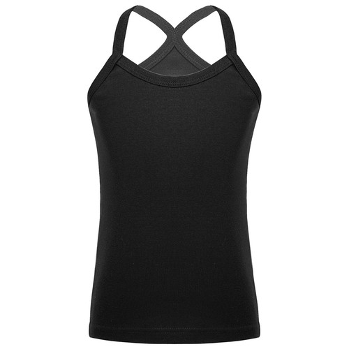 Girls Vest Slim Fit Shirt Kids Tank Top Casual Camisole Sport Tops Toddler Soft - Picture 11 of 91