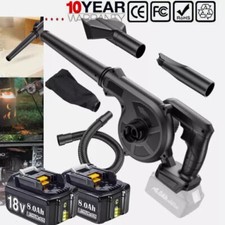 Cordless Air Blower For Makita 18v Garden Snow Dust Leaf Electric Suction Vacuum