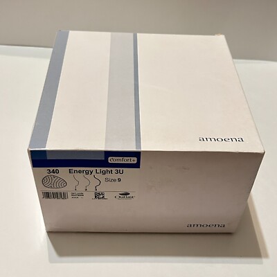 New In Box Amoena Mastectomy Breast Form 340 Energy Light 3U Sz 9 F