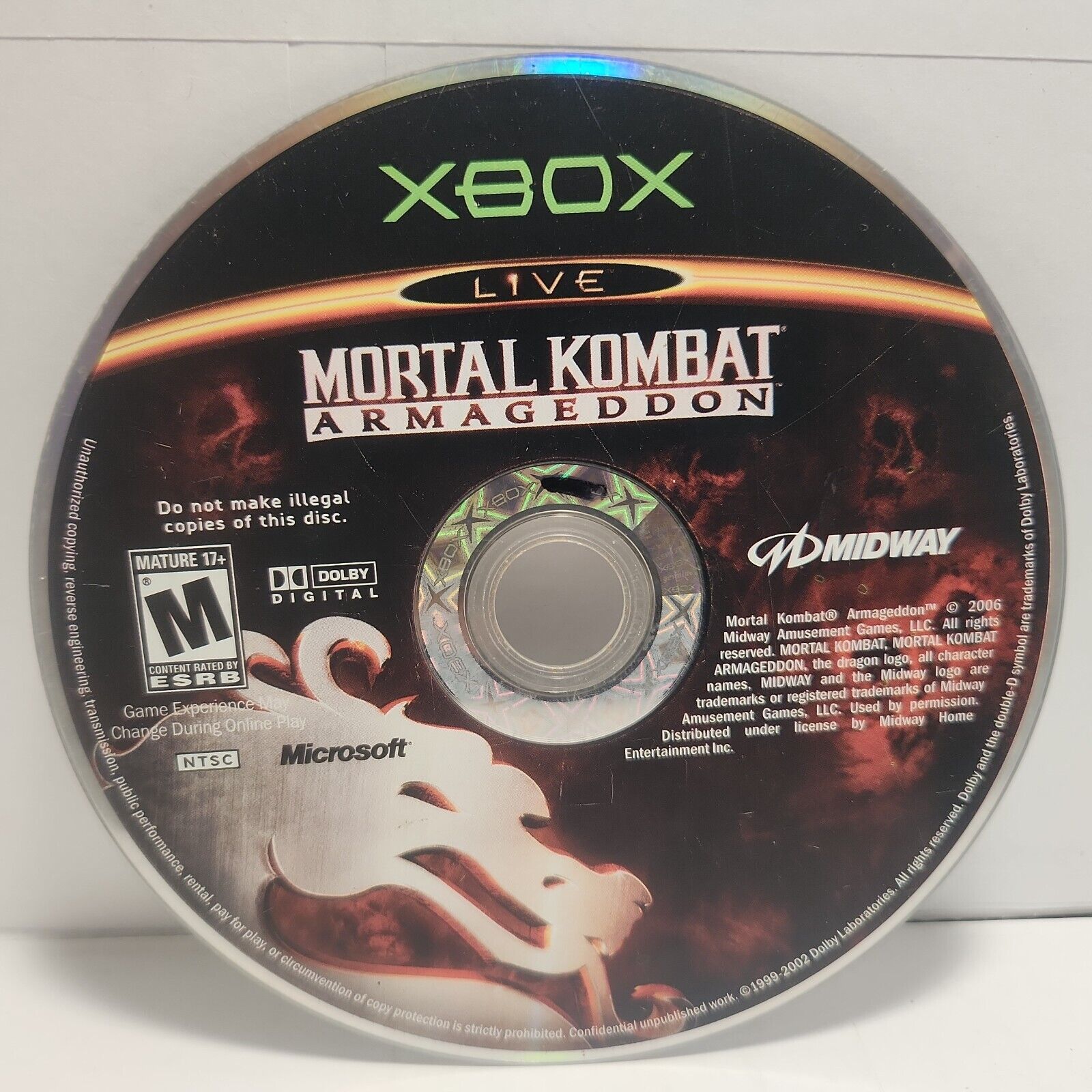 Mortal Kombat Armageddon - Xbox 