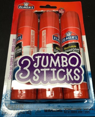 4 jumbo glue sticks