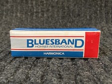 Vintage Hohner Bluesband International Harmonica C In Box with Instructions