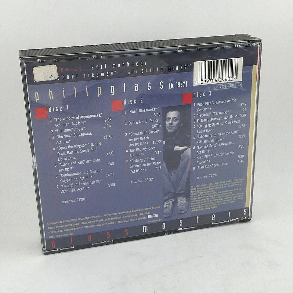 3 CD 1997 – Philip Glass – Glassmasters - Various - Bild 2 von 4