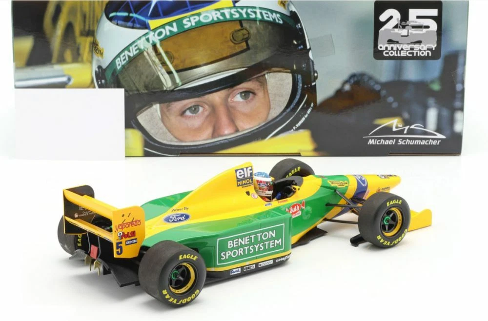 Schumacher Benetton B193B F1 model San Marino GP 1993 1:18 MINICHAMPS 113 930405
