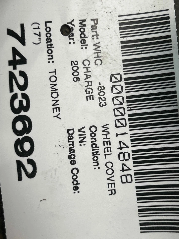 Fits 2006-2007 Dodge Charger 17in Wheel/Rim Cover OEM:0UQ18TRMAA Foto 4 de 4