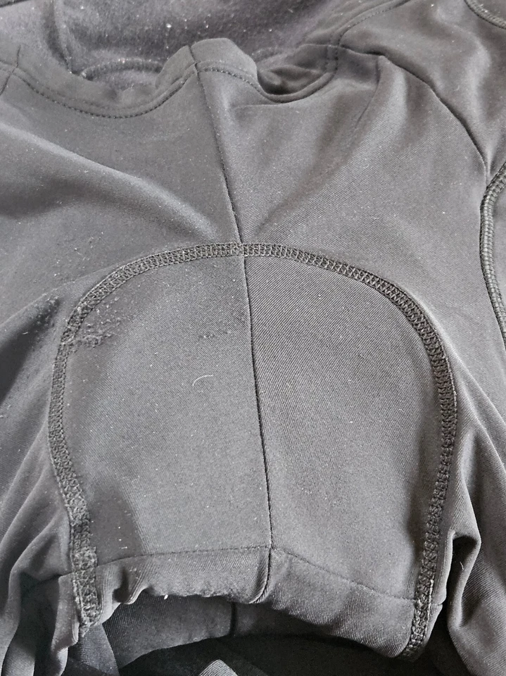 Pantalones de Ciclismo Hombre Mujer Unisex Negro Acolchado Parte Inferior Excelente Estado Talla M Foto 2 de 3