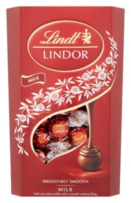 Lindt Lindor Milk Chocolate 48 Truffles, 600 g