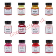 Angelus Acrylic Leather Paint for Trainers Shoe Boots Bag Sofa Jackets Car Seats