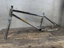 Mongoose Californian 20” Bmx Frame And Fork Vintage Old School Chrome 