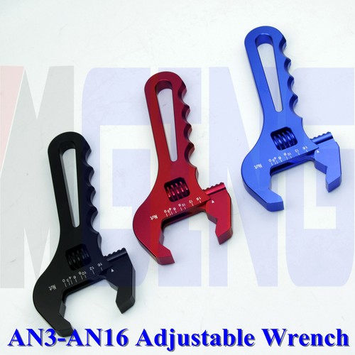 4AN 6AN 8AN 10aAN 12AN AN3-AN16 Adjustable Hose Wrench Fitting Tools Spanner - Picture 14 of 15