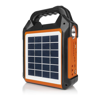 EASYmaxx Solar Strom Generator 4500mAh Powerbank Ladegerät Camping Stromerzeuger