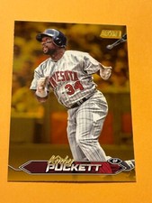 2024 Topps Stadium Club Kirby Puckett  Gold Foil Parallel SP #147 + Base