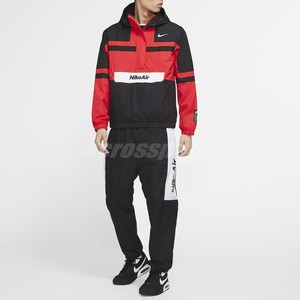 nike air half zip jacket red