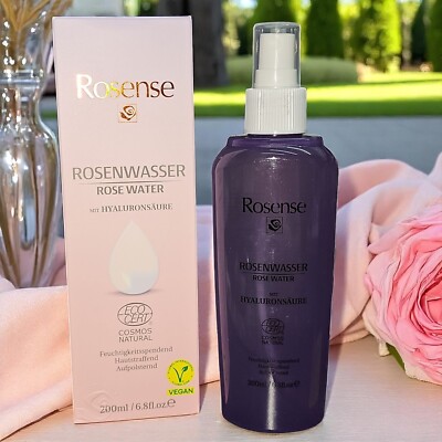 Rosense Rosenwasser mit Hyaluronsäure Spray wirkt Aufpolsternd sensible Haut  