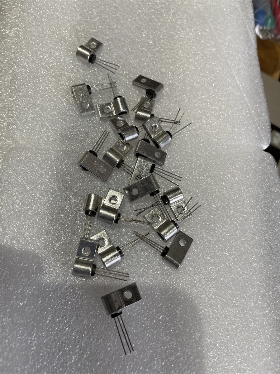 20 TO-92 HI GRAIN SILICON TRANSISTORS W/HEAT SINKS CLIPS 2N3402 | eBay