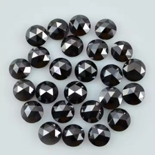 Loose Lab-Grown BLACK CVD Diamond LOT 3.00 MM D , IF 10 PCS Certified