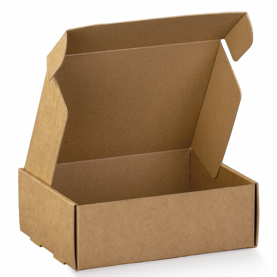 Rustic Kraft Rectangular Gift Box and Lid Wedding Christmas Gift | eBay UK