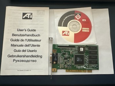 ATI Mach64 PCI Charger EDO 2MB OVP inkl. CD & Handbuch