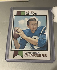Topps 1973 Johnny Unitas #455 Baltimore Colts Base Set NFL Football Card