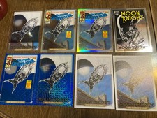 8 MIXED 2024 Marvel Masterpieces ‘92 Platinum Moon Knight #51-V Variant Rainbow+
