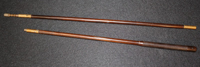 Antique Shotgun Fowler Fowling Piece English Rosewood Rod Bore Cleaning 2 Piece