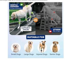 Folding Dog Ramp for SUV Truck Car "48x15" For Dogs Up To 240 LBS. Non-slip