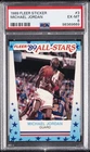 1989 FLEER STICKER #3 MICHAEL JORDAN PSA 6