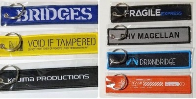 DEATH STRANDING Kojima Productions Flight Tag Set of 7 New BRIDGES FRAGILE etc.