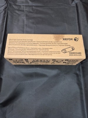 Genuine Xerox 106R03480 Black High Yield Toner Phaser 6510 WorkCentre 6515 OEM