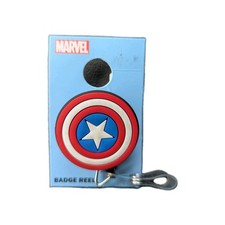 Captain America Retractable Badge Reel Clip ID Holder with Clip