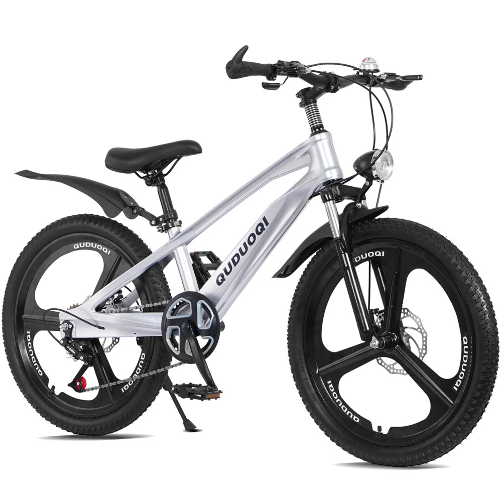 20In Kids Mountain Bike,7-Speed Bicycle, Magnesium Alloy Frame & One-Piece Wheel