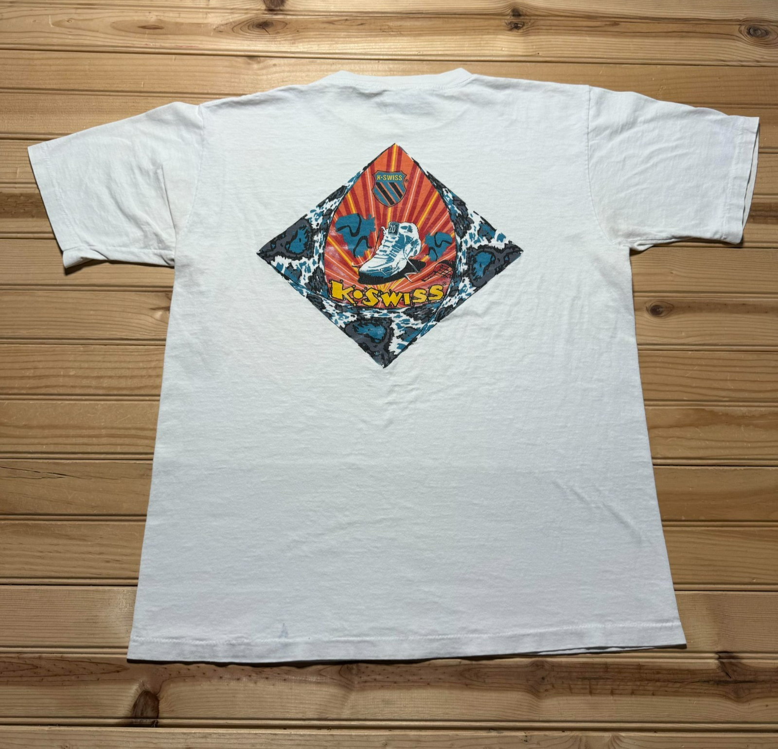 Vintage 90s Kenwood Country Club Tennis Streetwear Single Stitch T-Shirt - Large