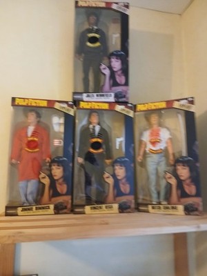 RARE - Lot of 4 PULP FICTION 33cm (13'') BEELINE MIRAMAX Figures - NEW SEALED