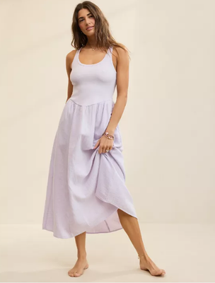 Aerie At The Barre Cross Back Dress - Lavender Dawn (NEW) | eBay Aerie At The Barre Cross Back Dress - Lavender Dawn (NEW) | eBay
