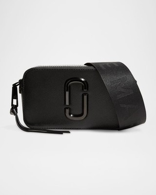 MARC JACOBS The Snapshot DTM Crossbody Bag BLACK Dustbag Strap GORGEOUS Mini