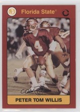 1991 Collegiate Collection Florida State Seminoles Peter Tom Willis #11 1p1