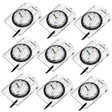 BBTO Brújula de orientación para senderismo, mochilero, camping, brújula de 