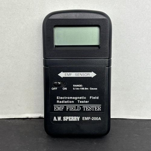 A.W. Sperry EMF-200A EMF Field Tester Electromagnetic Radiation Meter Gauss