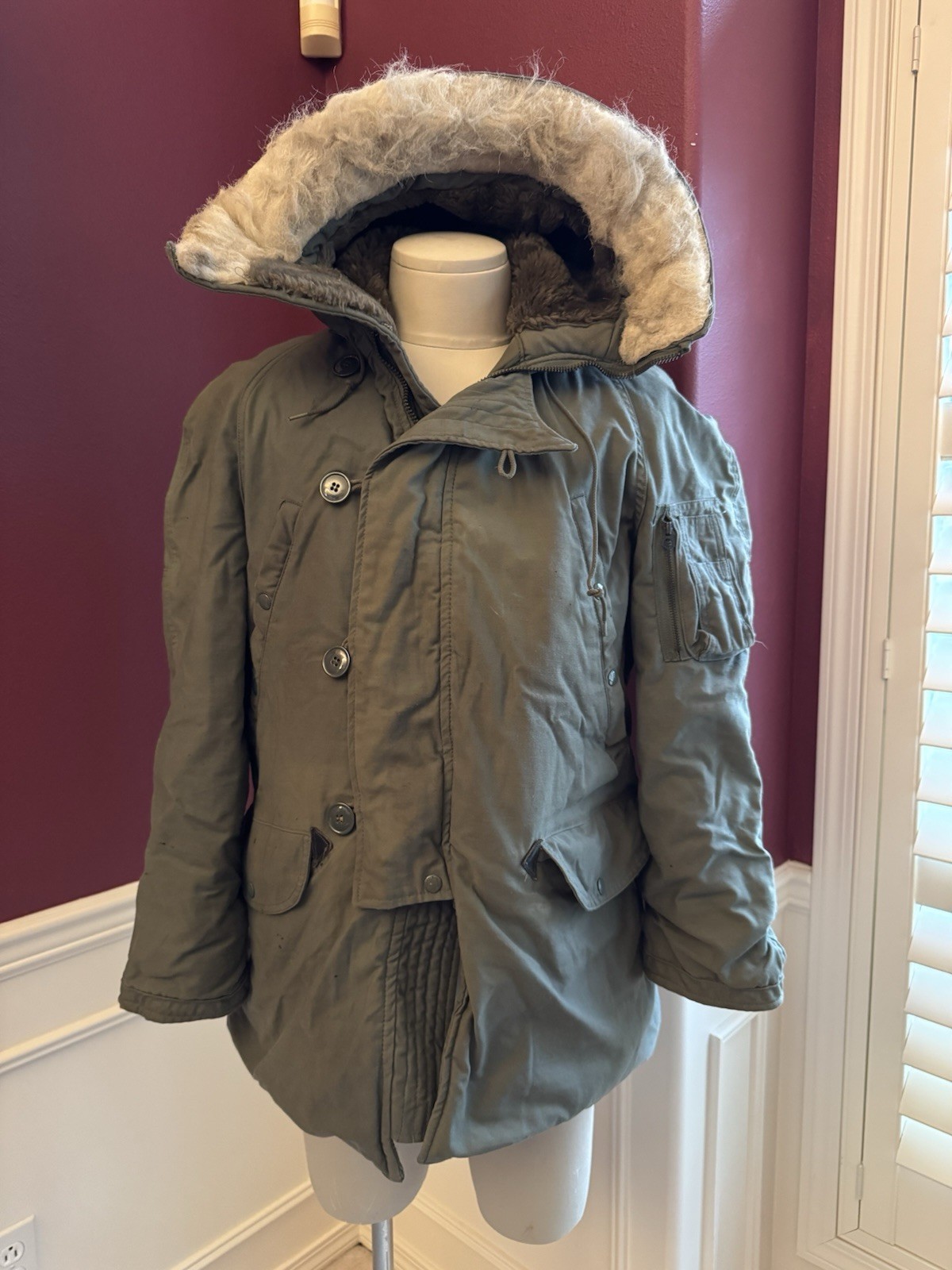 Issued N-3B Extreme Cold Weather Parka U.S. Air Force Vintage