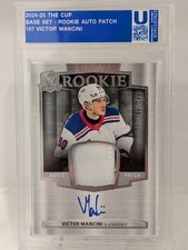 2024-25 The Cup #167 Victor Mancini ROOKIE PATCH AUTO /249 RPA Rangers / Canucks