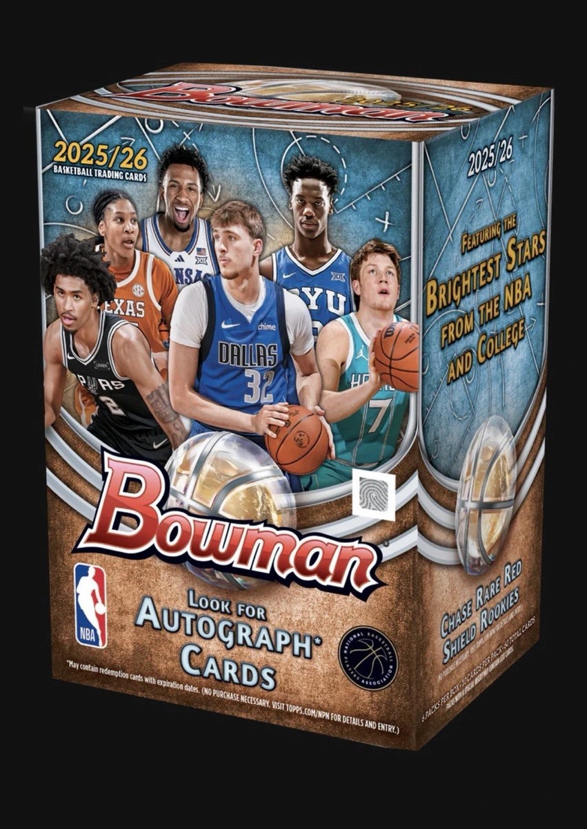 NEW Topps 2025-26 Bowman Basketball 🏀 - VALUE Box - IN -HAND FAST