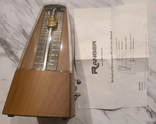 Ranger Mechanical Metronome for Piano Guitar Ukulele Violin PreOwned Minor Wear