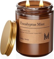 Duftkerze Eukalyptus-Minze Sojawax 550G 110 Stunden Brenndauer Geschenk FüR