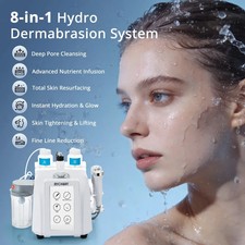 8 in 1 Facial Water Hydro Dermabrasion Hydro Oxygen Peel Machine Skin Cleaning