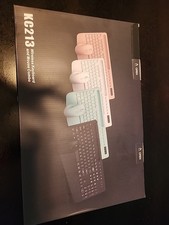 Universal Silent Click Wireless Keyboard And Mouse Combo Model KC213 - Black