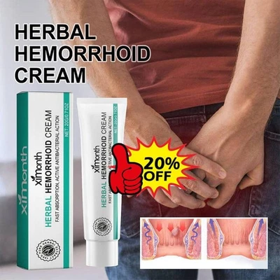 20g Hämorrhoiden Creme%2C Kräuter Hämorrhoiden Creme%2C für Männer und Frauen Neu~