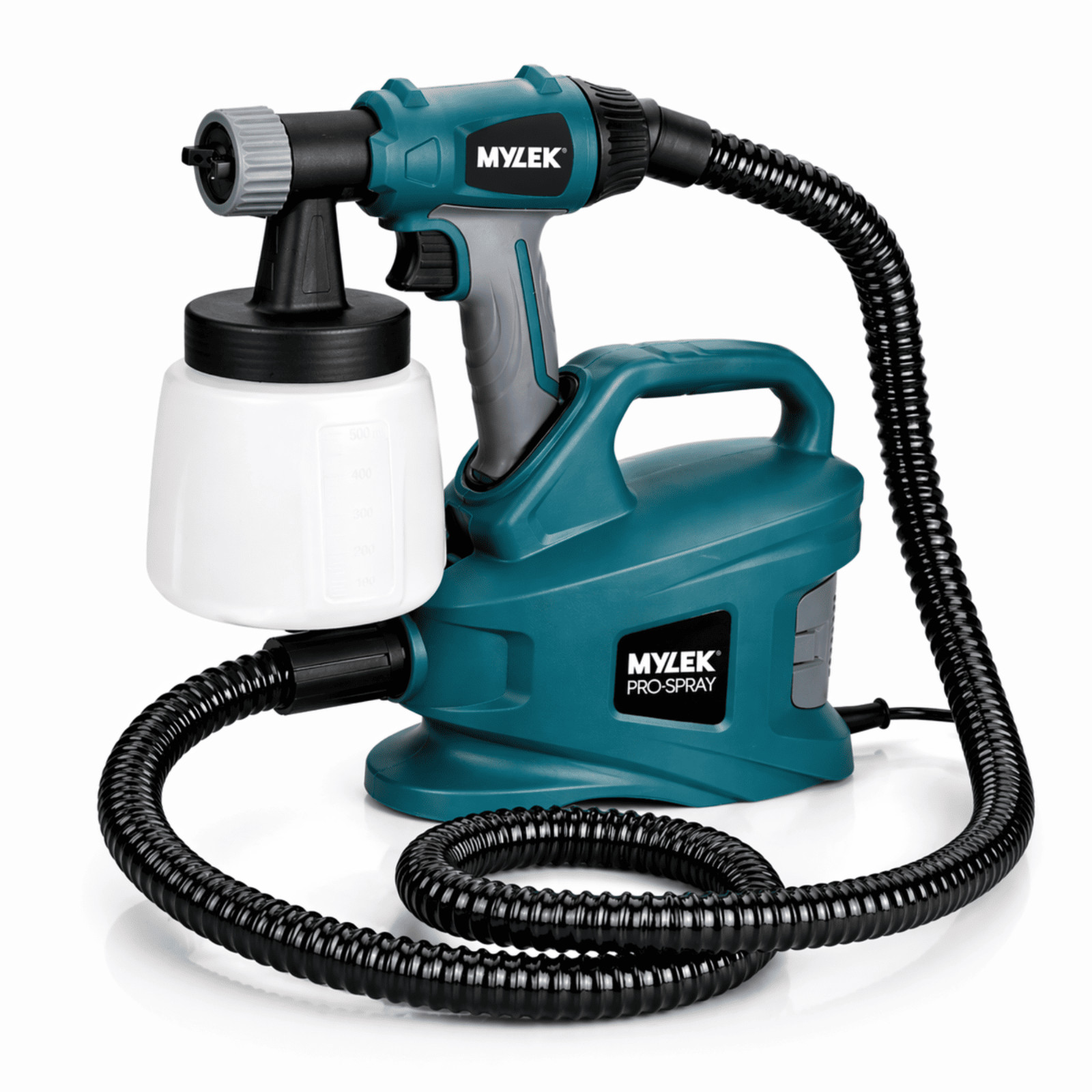 Mylek Electric Paint Sprayer 700W Handheld Gun Fence Decking Home Walls