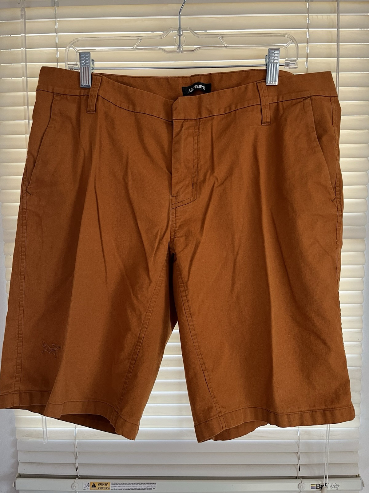 ARC'TERYX Pantaloncini da uomo Arcteryx A2B chino trim fit pendolari escursionismo Rhassoul arancione taglia 38