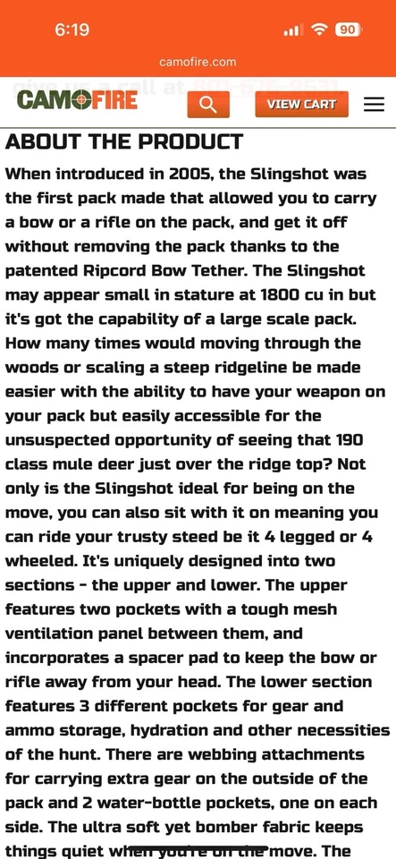 Eberlestock Slingshot Bow Pack - Image 4 of 4